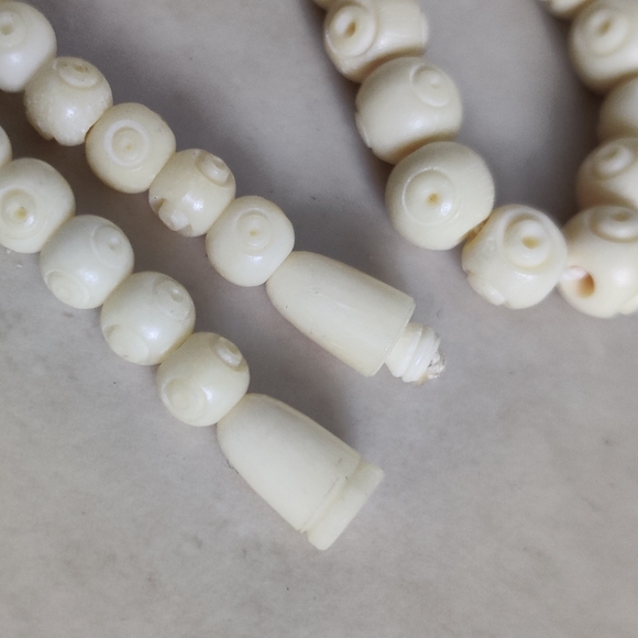Vintage Vegetable Ivory Art Deco Necklace - Picture 6 of 16